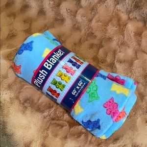 NEW Gummy Bear Plush Blanket